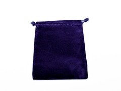 Suedecloth Dice Bag Small Royal Blue